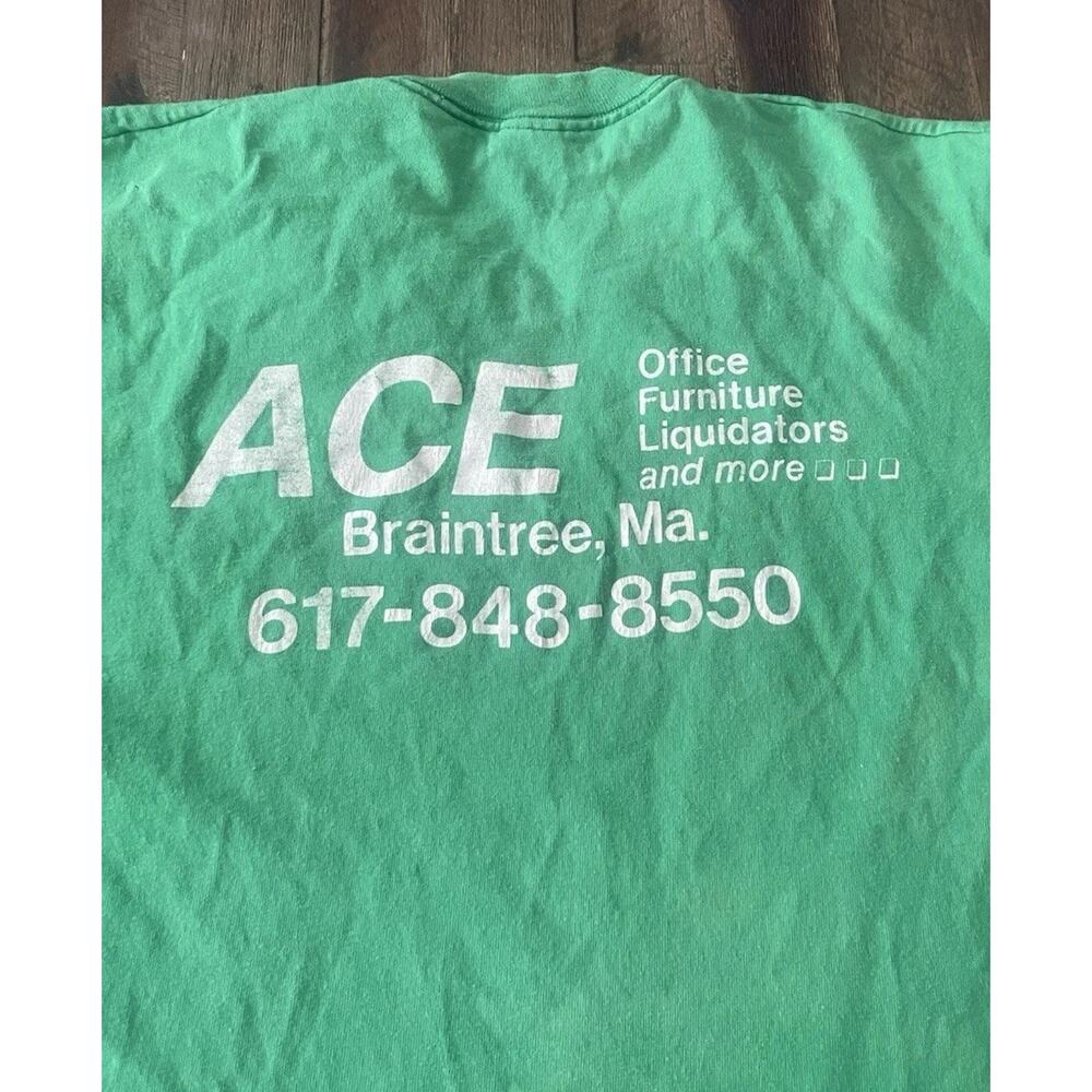 Vintage Ace Liquidators Braintree MA T-Shirt Single Stitch / Made USA Large 90s